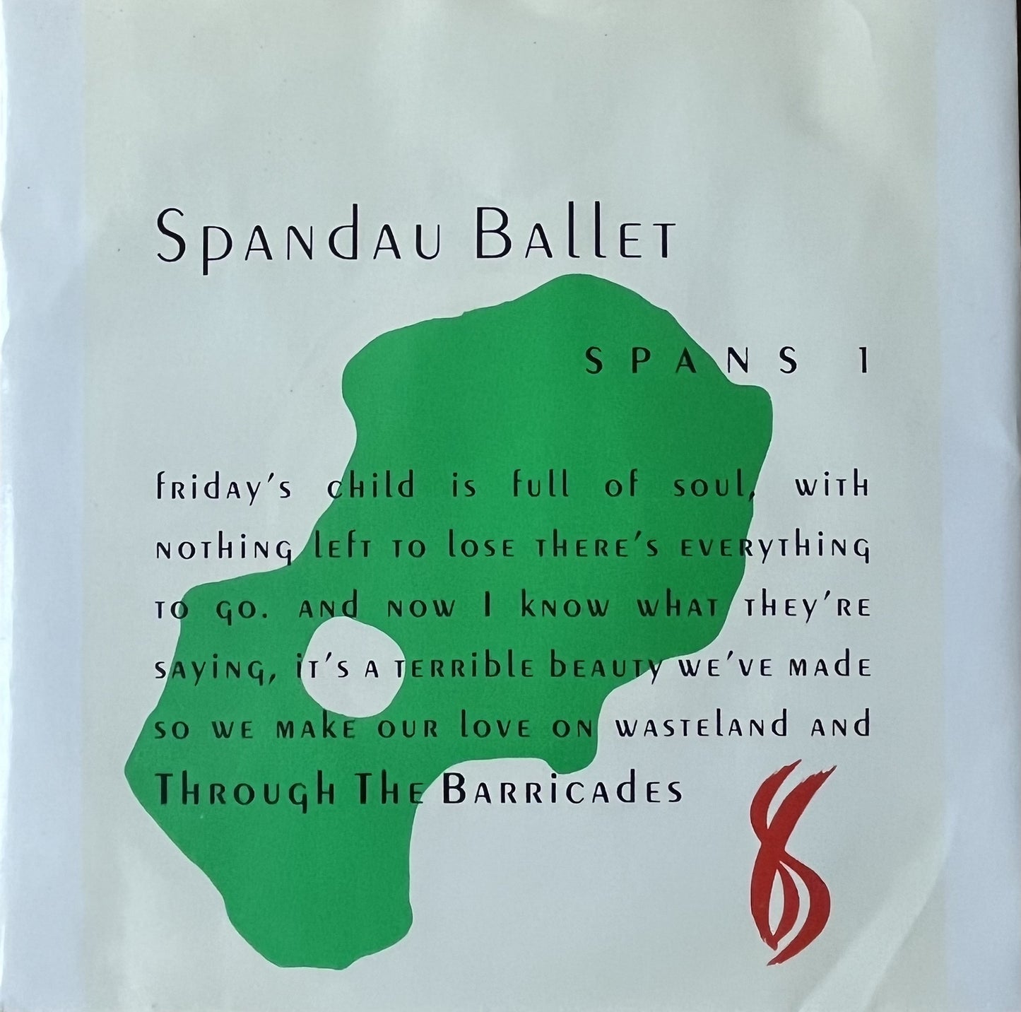 Through The Barricades - Spandau Ballet (Used 7")