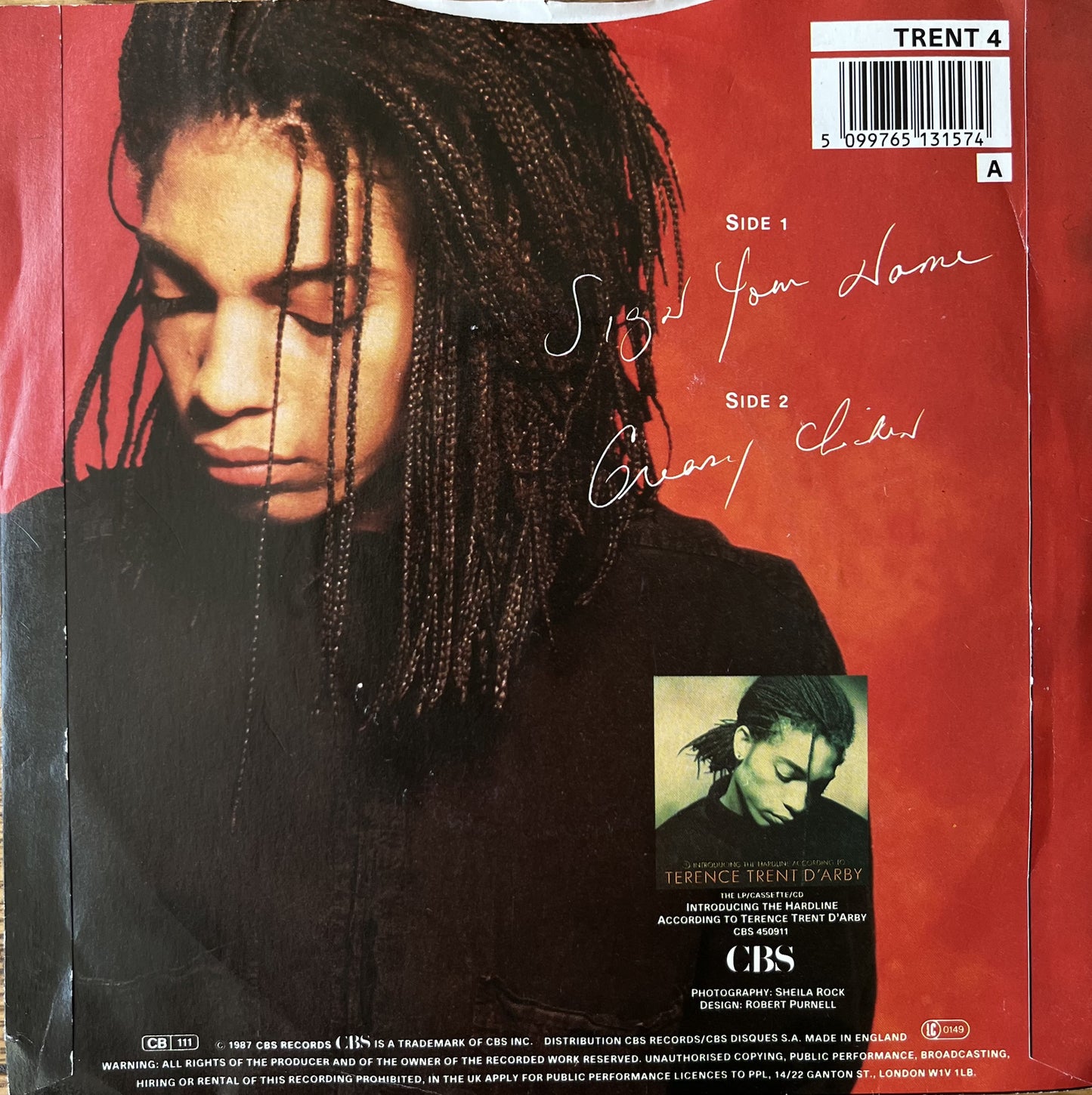 Sign Your Name - Terence Trent D'Arby (Used 7")