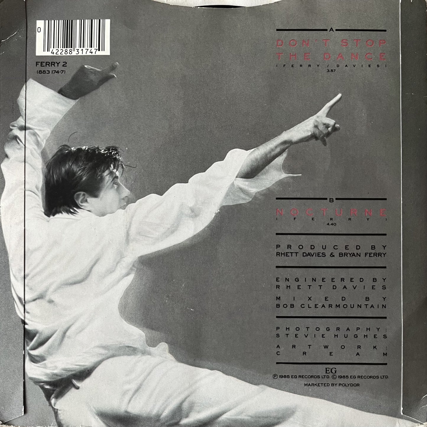 Don’t Stop The Dance - Bryan Ferry (Used 7")