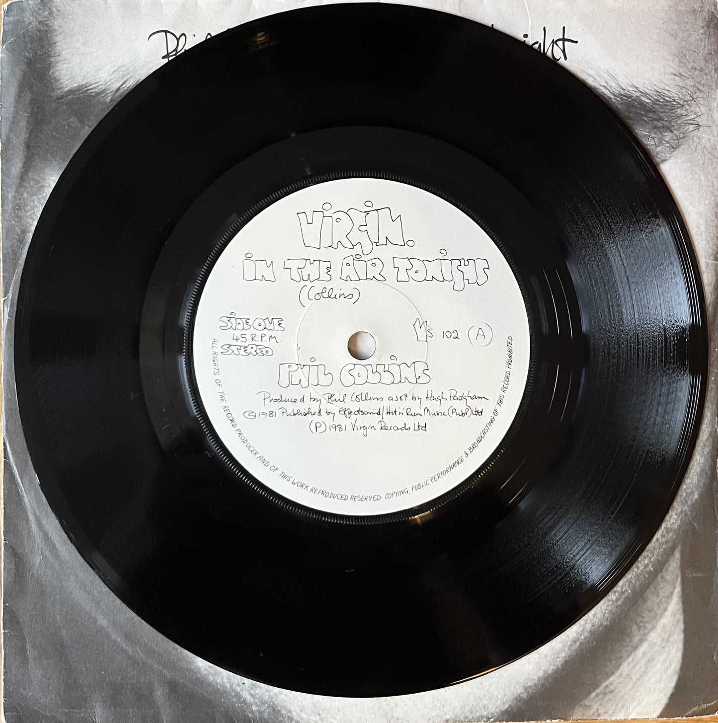 In The Air Tonight - Phil Collins (Used 7")