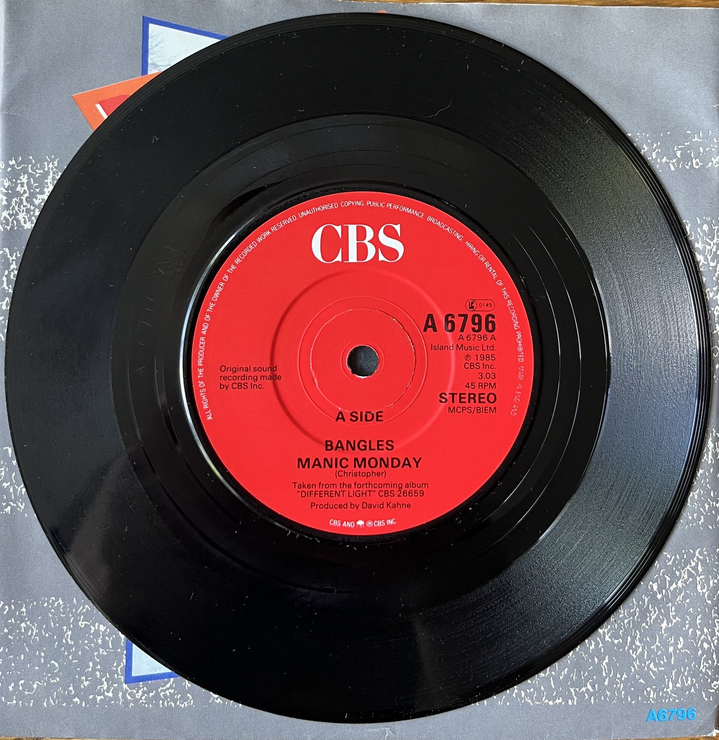 Manic Monday - The Bangles (Used 7")