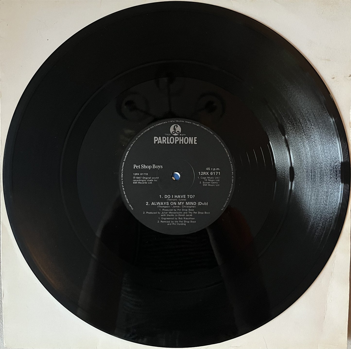 Always On Your Mind Remix - Pet Shop Boys (LP Used)