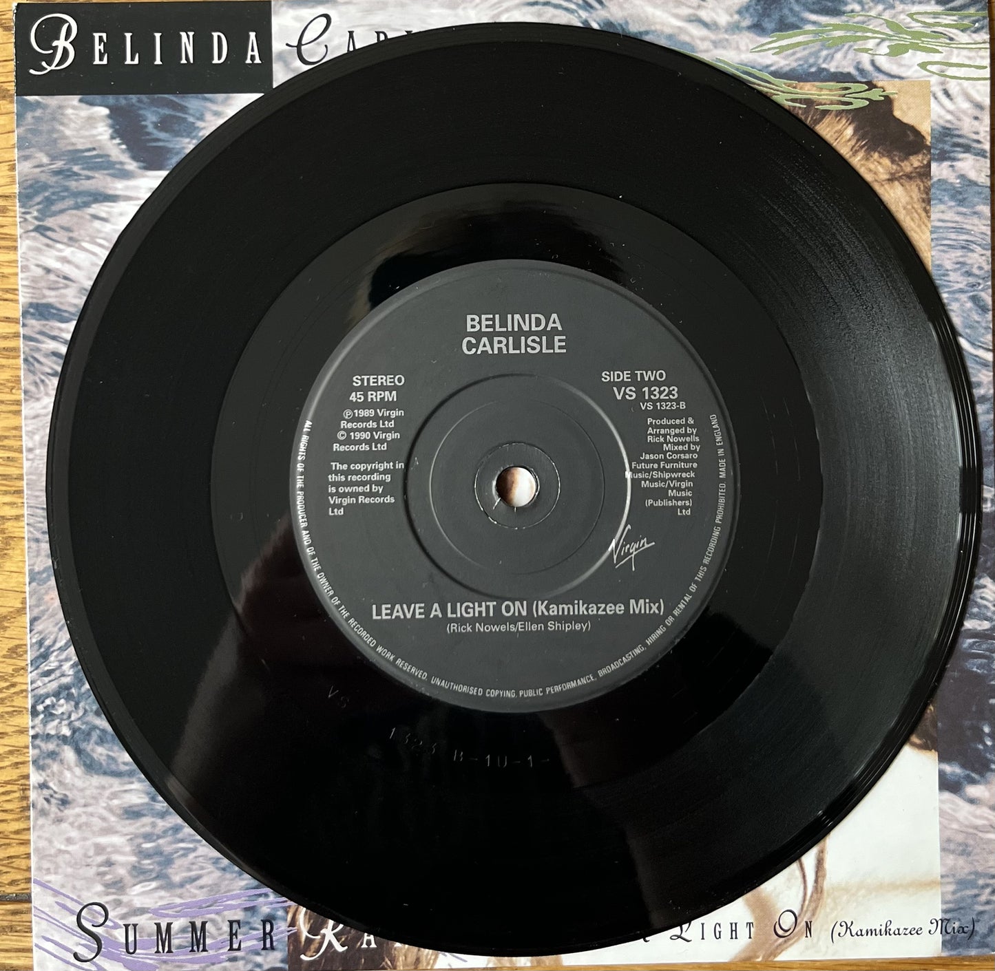 Summer Rain - Belinda Carlisle (Used 7")