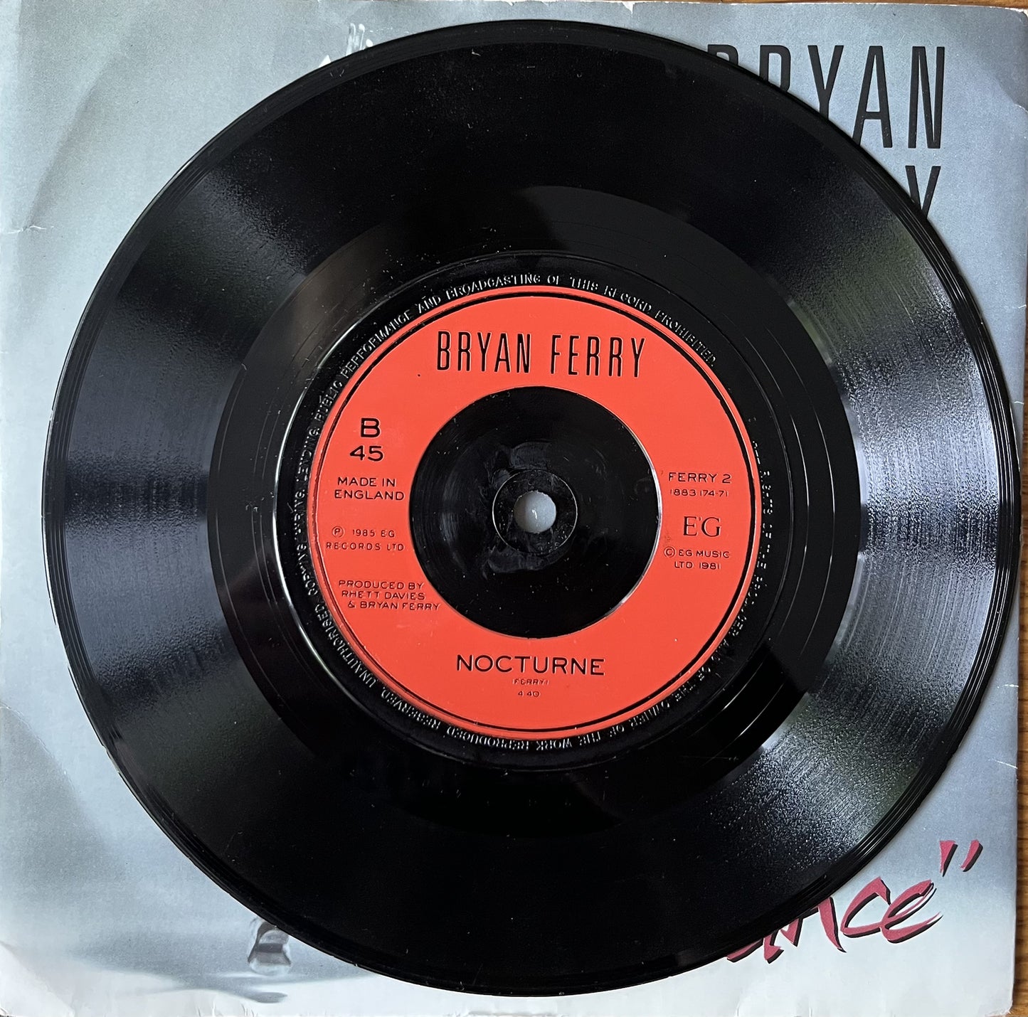 Don’t Stop The Dance - Bryan Ferry (Used 7")