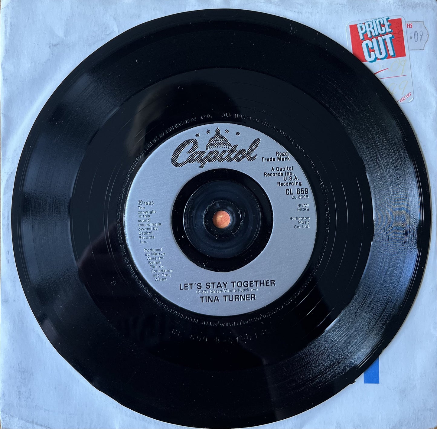 I Want You Near Me - Tina Turner (Used 7")