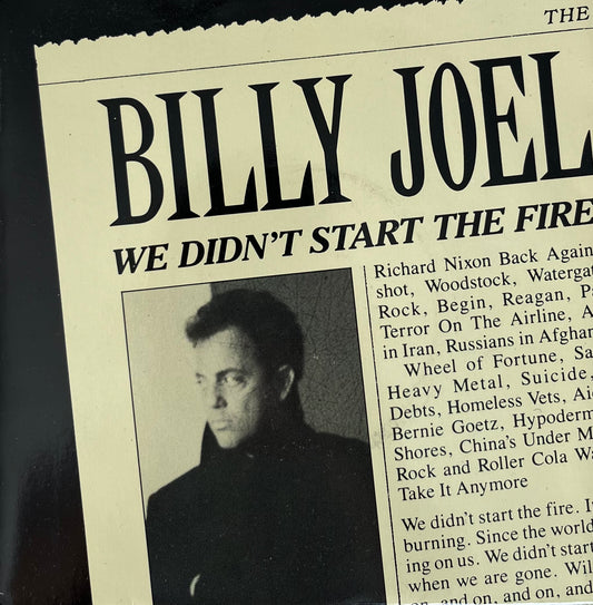 We Didn't Start The Fire - Billy Joel 7"