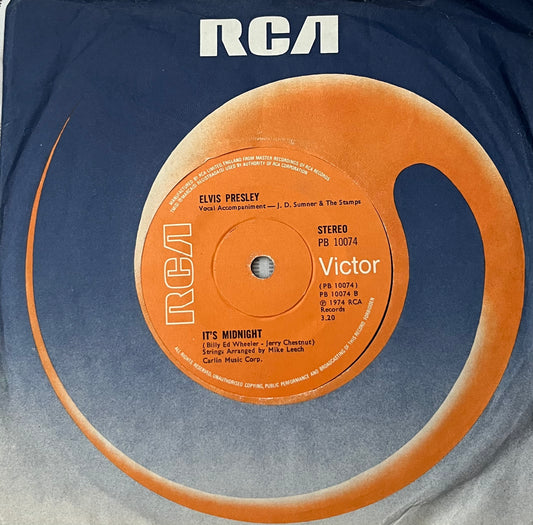 Promised Land / It's Midnight - Elvis Presley 7"