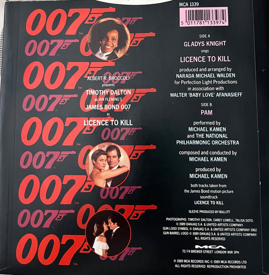 Licence To Kill - Gladys Knight 7"