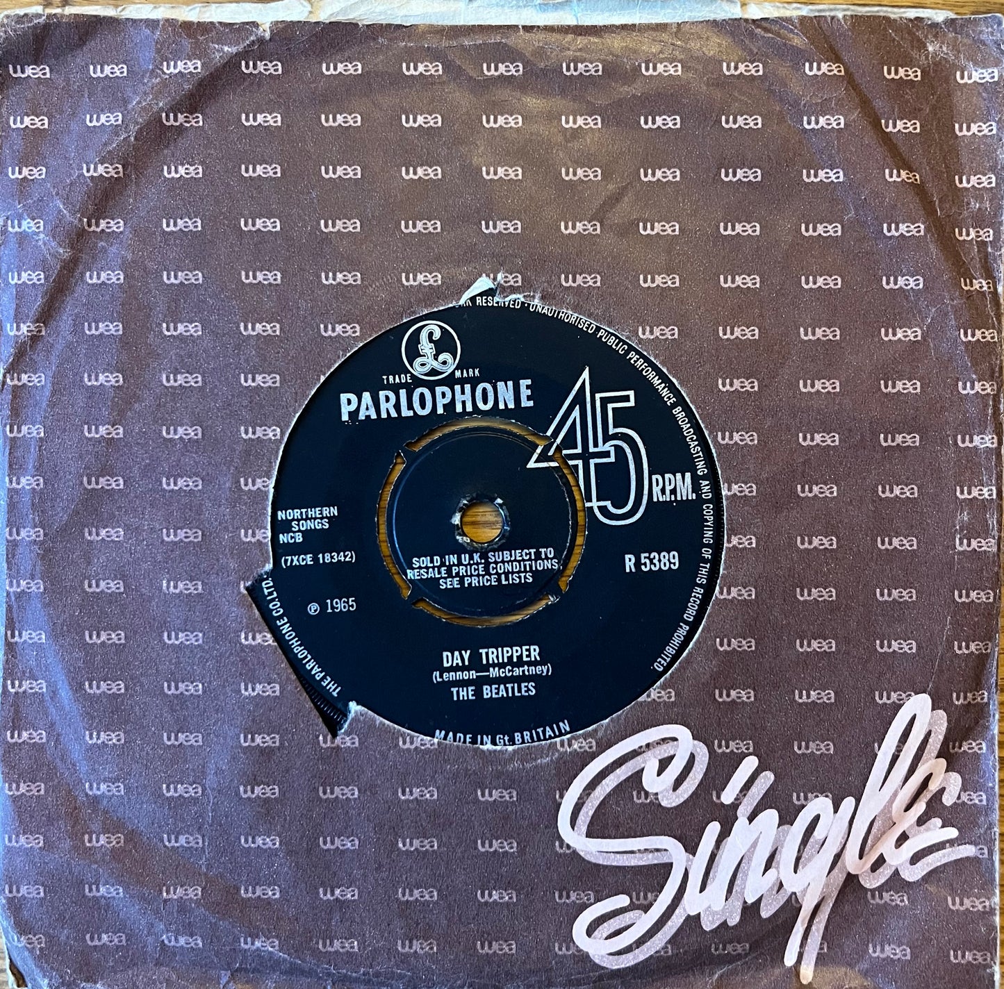 We Can Work It Out / Day Tripper - The Beatles (Used 7")