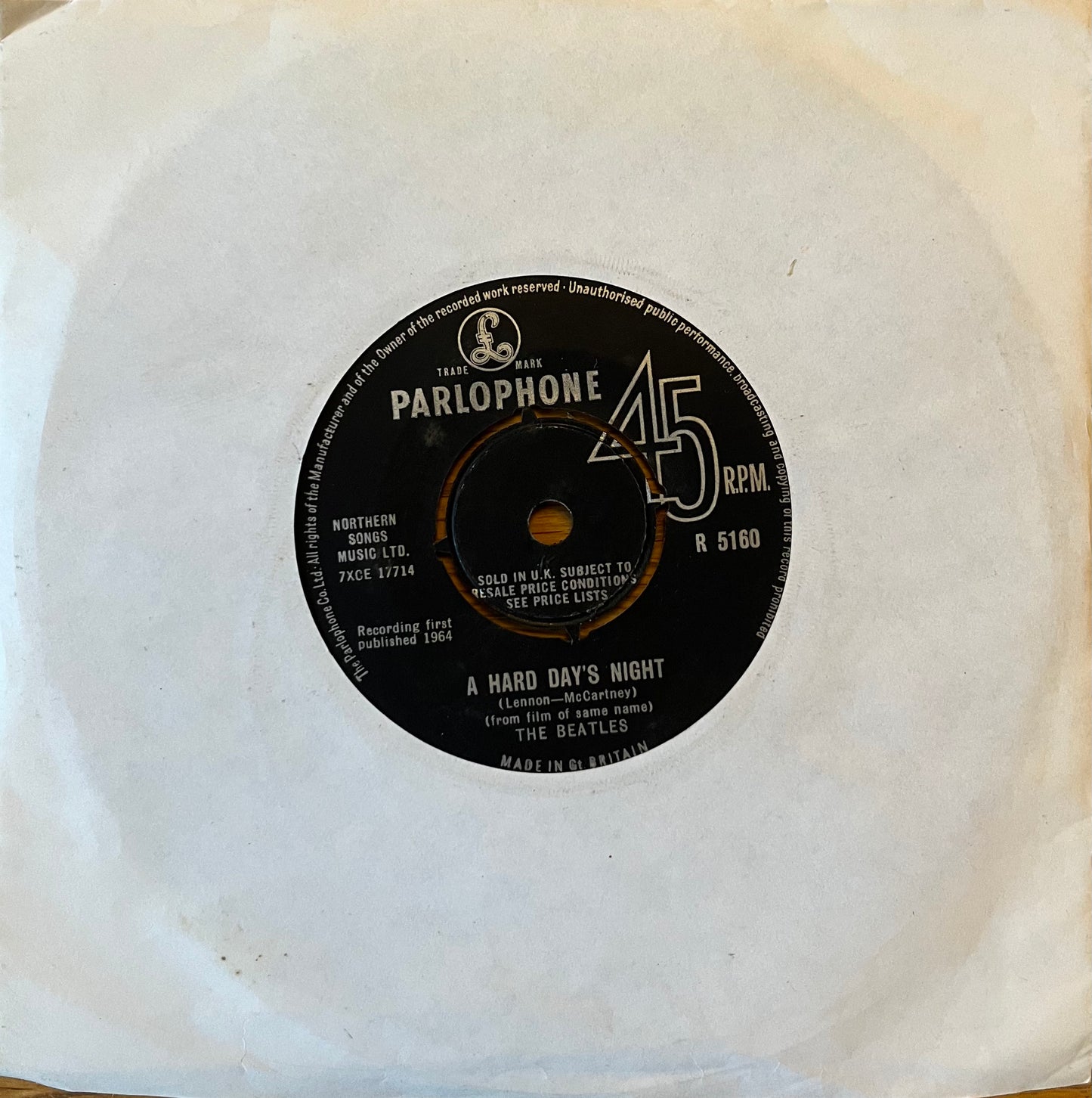 A Hard Day's Night - The Beatles (Used 7")