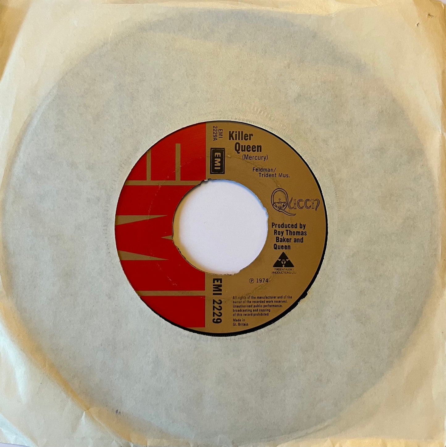 Killer Queen / Flick Of The Wrist - Queen (Used 7")