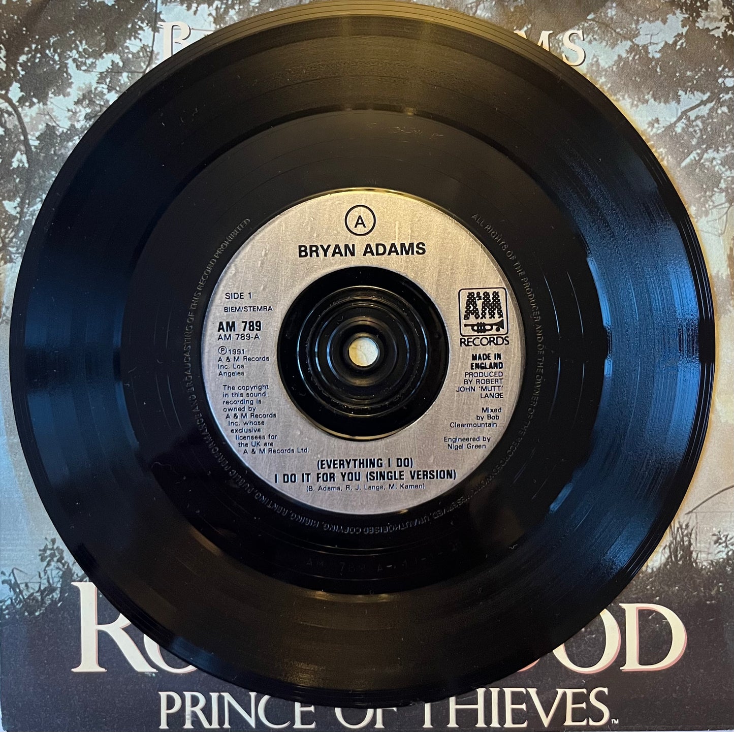 (Everything I Do) I Do It For You - Bryan Adams (Used 7")