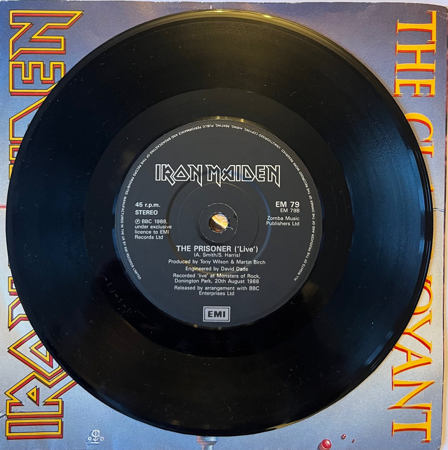 The Clairvoyant - Iron Maiden (Used 7")