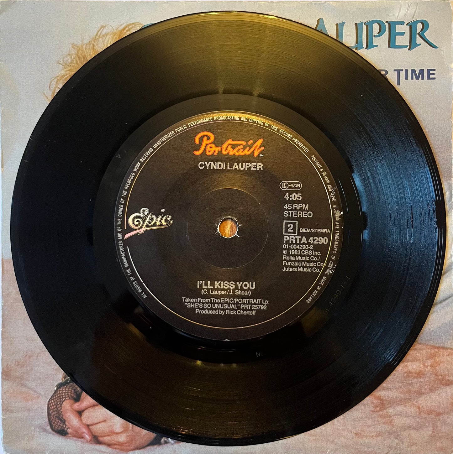 Time After Time - Cyndi Lauper (Used 7")