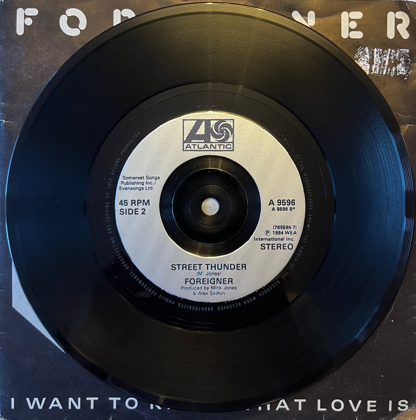 I Want To Know What Love Is - Foreigner (Used 7")