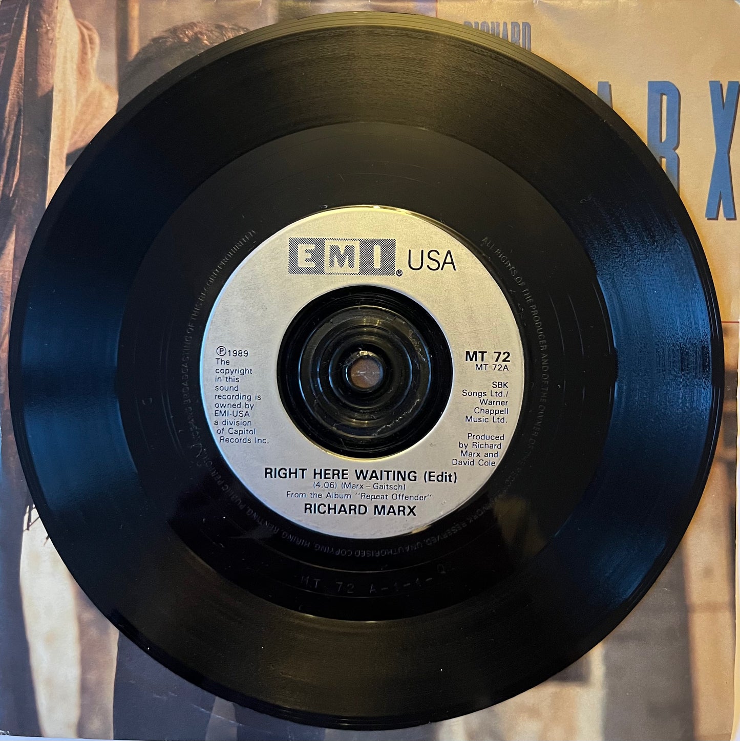 Right Here Waiting - Richard Marx (Used 7")