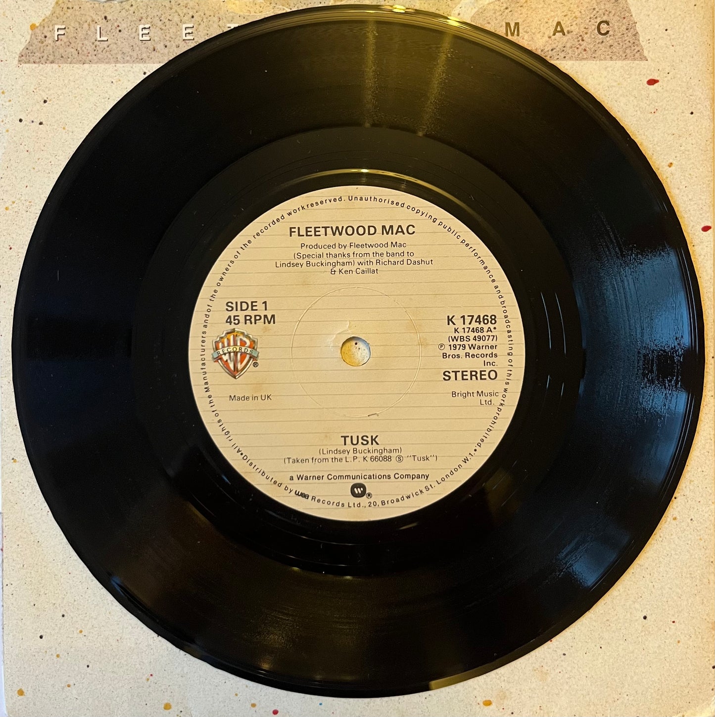 Tusk / Never Make Me Cry - Fleetwood Mac (Used 7")
