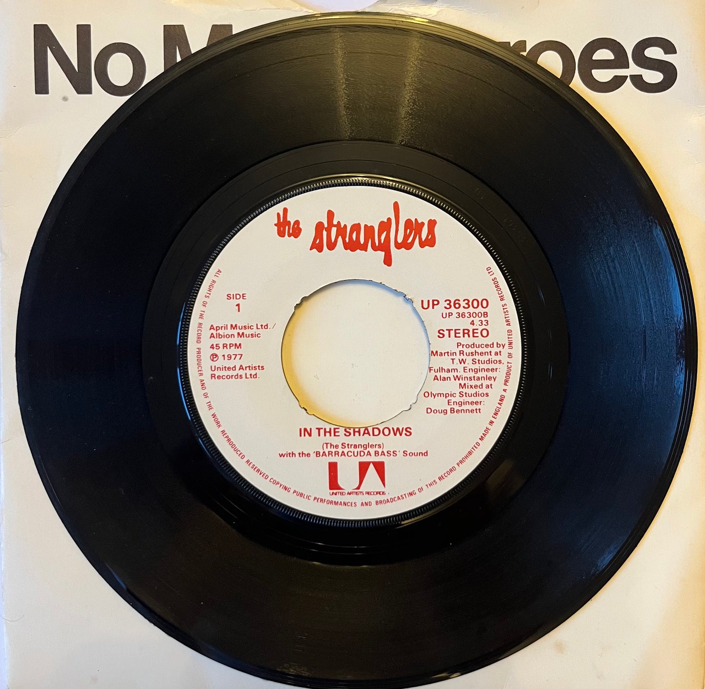 No More Heroes - The Stranglers (Used 7")