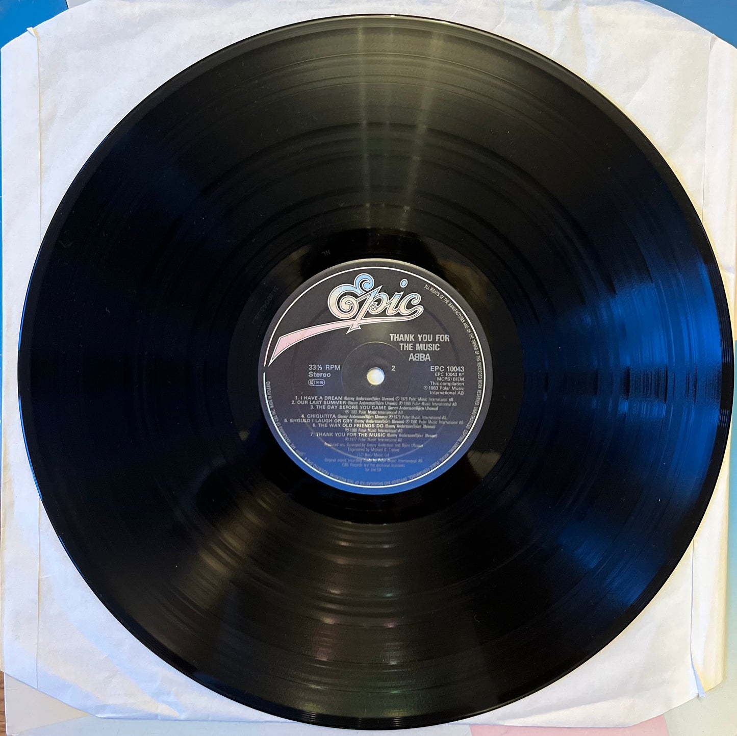 Thank You For The Music - ABBA LP (Used)