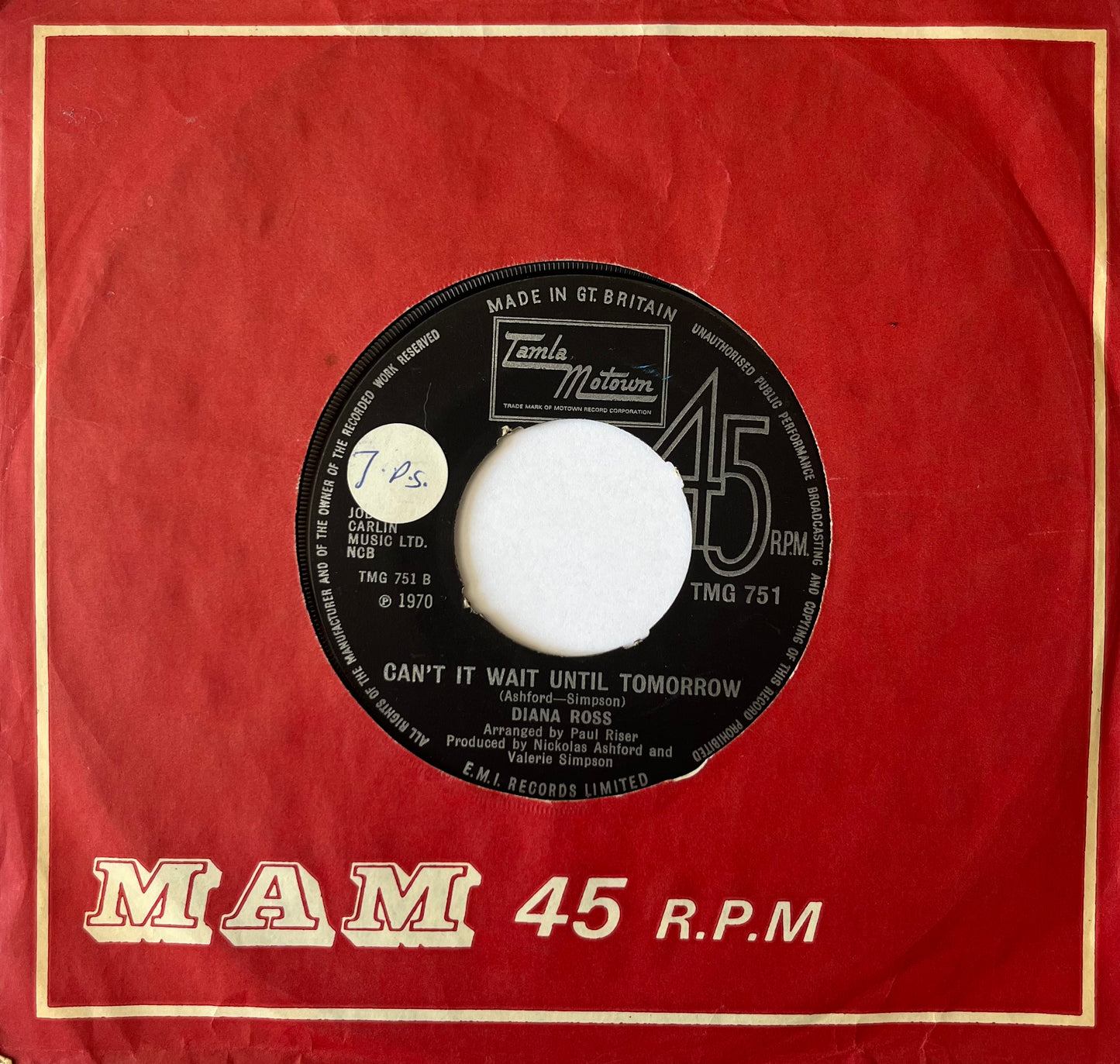 Ain't No Mountain High Enough - Diana Ross (Used 7")