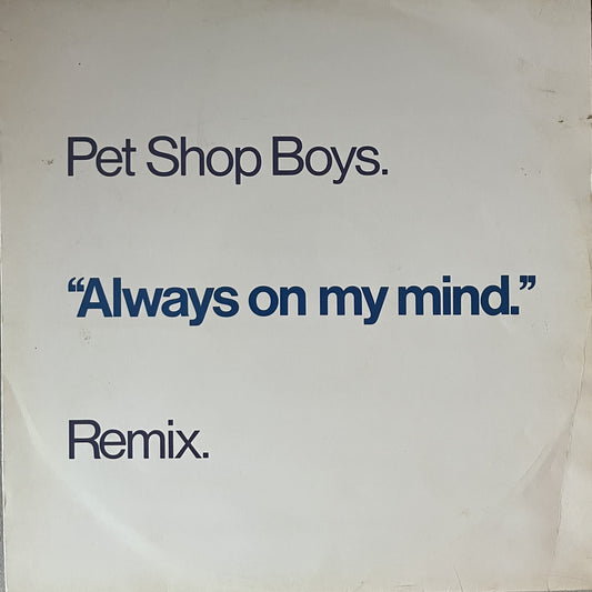 Always On Your Mind Remix - Pet Shop Boys (LP Used)