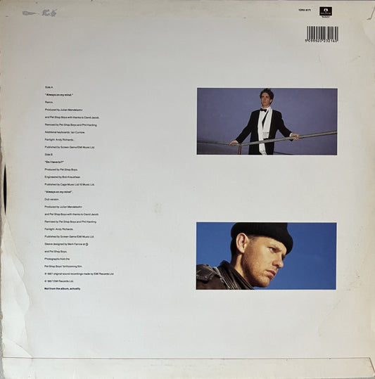 Always On Your Mind Remix - Pet Shop Boys (LP Used)