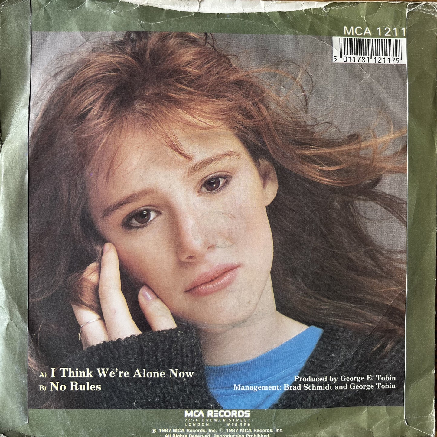 I Think We're Alone Now - Tiffany (Used 7")