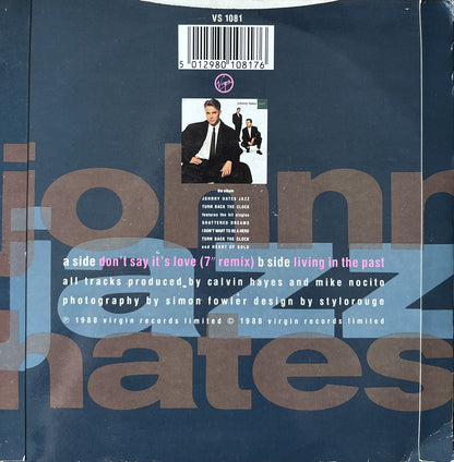 Don't Say It's Love - Johnny Hates Jazz (Used 7")