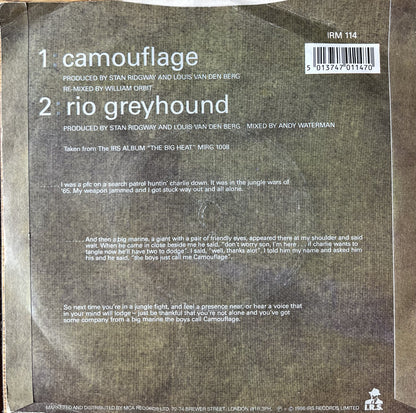 Camouflage - Stan Ridgway (Used 7")