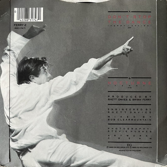 Don’t Stop The Dance - Bryan Ferry (Used 7")