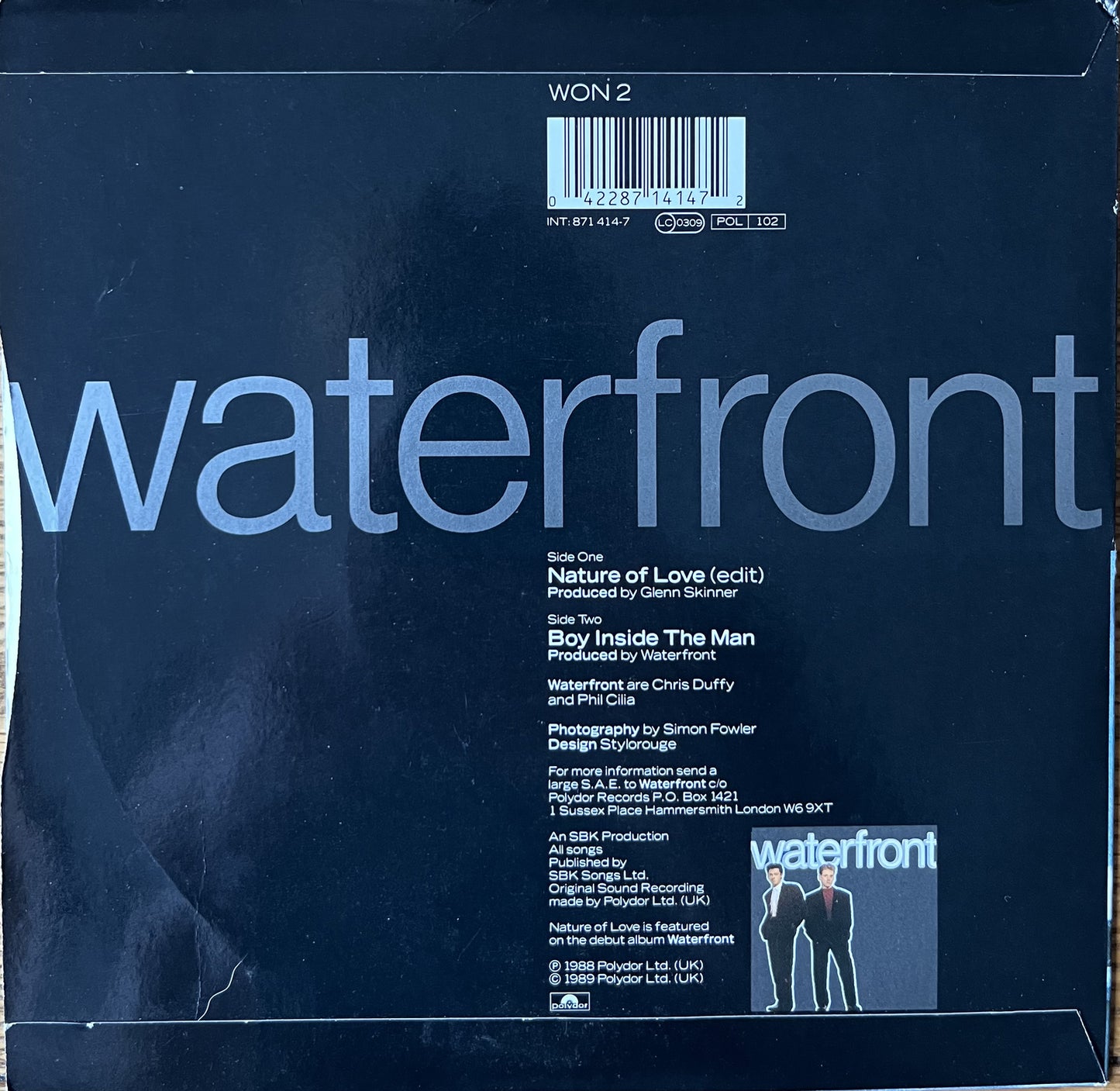 Nature of Love - Waterfront (Used 7")