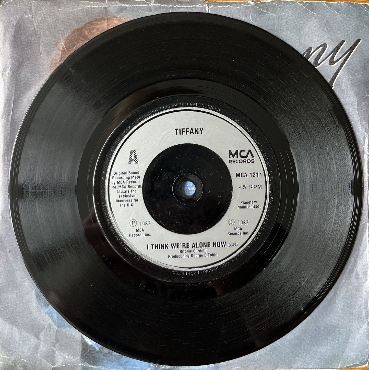 I Think We're Alone Now - Tiffany (Used 7")