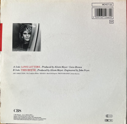Love Letters - Alison Moyet (Limited Edition Gatefold Used 7")