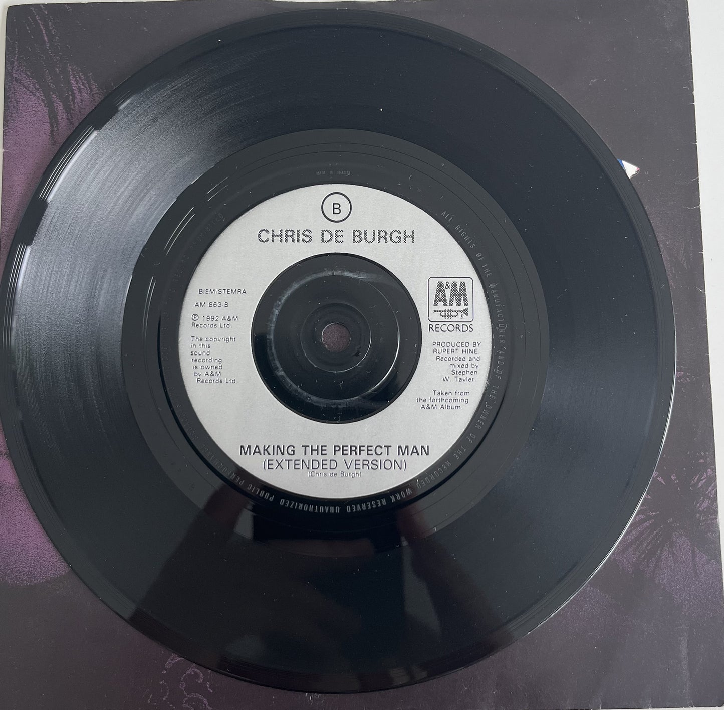 Separate Tables - Chris De Burgh (Used 7")
