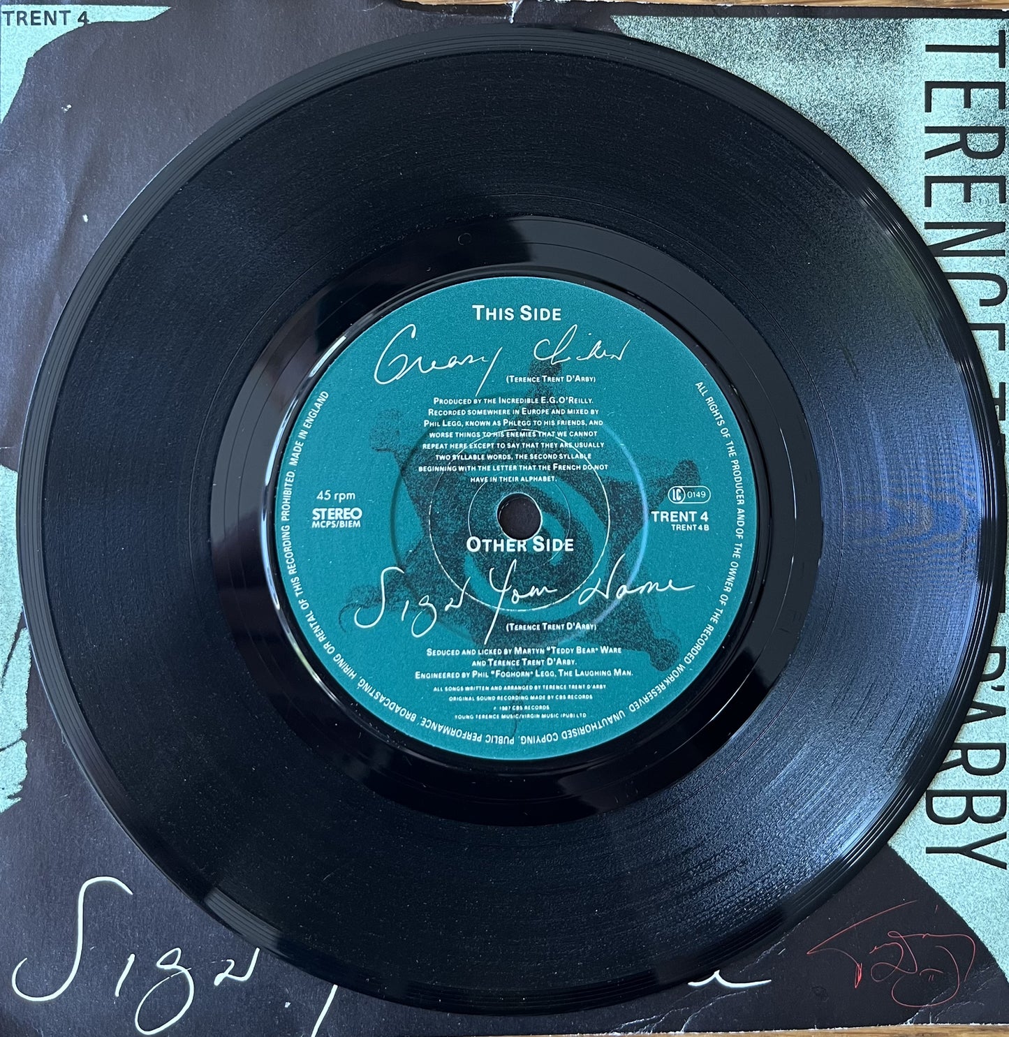 Sign Your Name - Terence Trent D'Arby (Used 7")