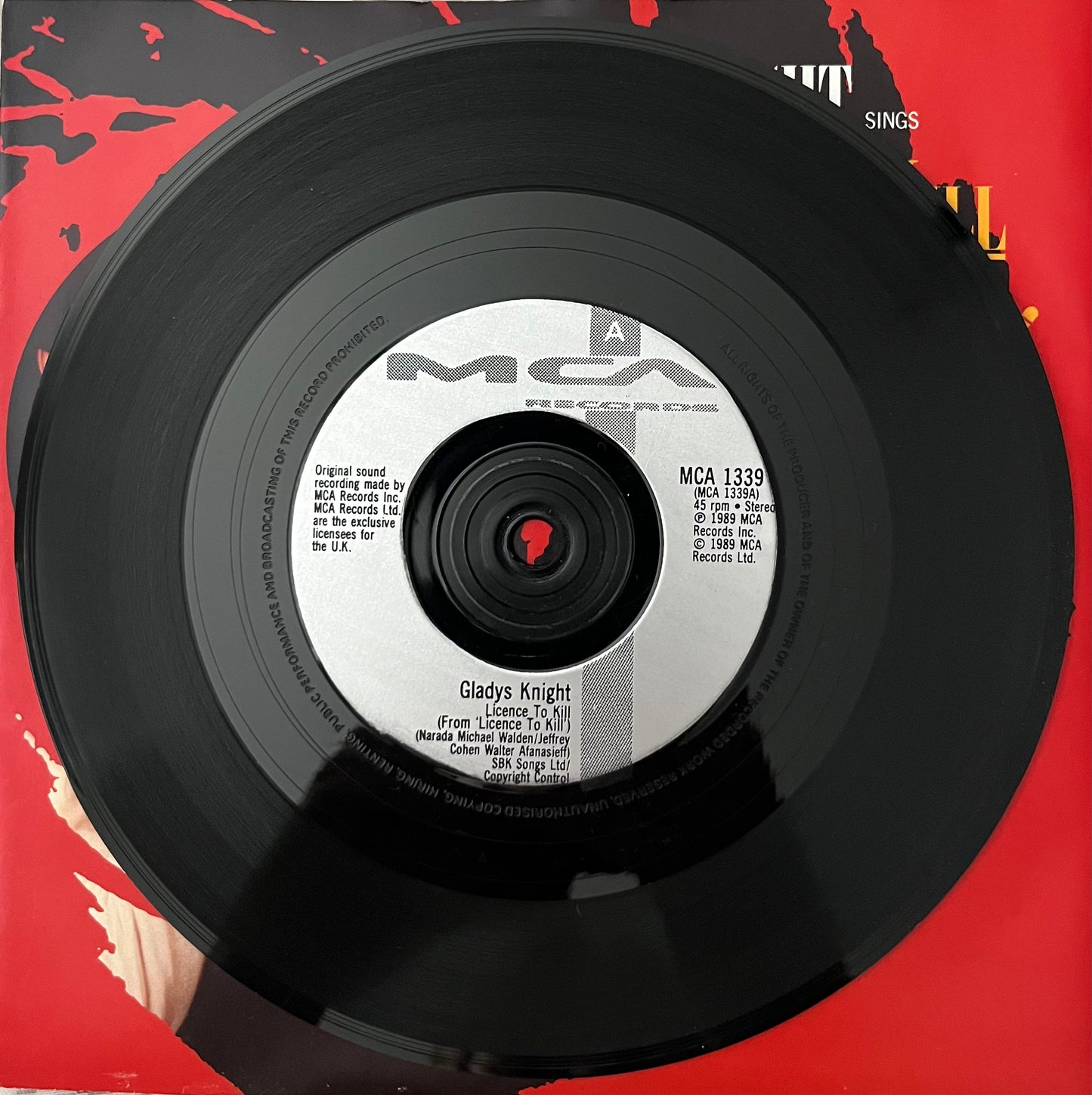 Licence To Kill - Gladys Knight 7"
