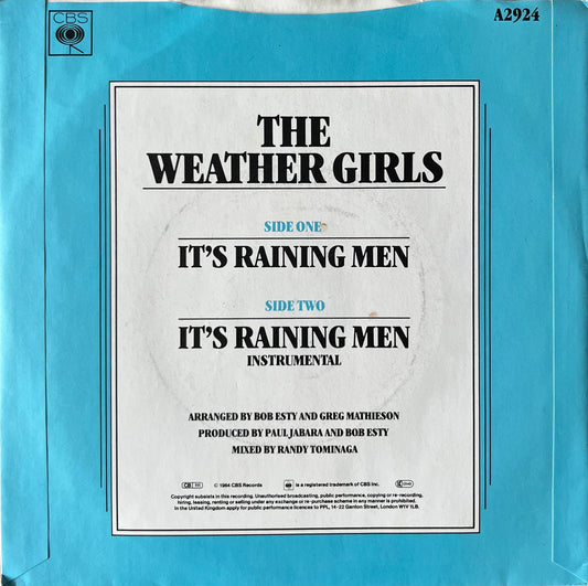 It's Raining Men - The Weather Girls (Used 7")