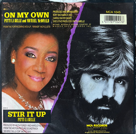 On My Own - Patti La Belle & Michael McDonald (Used 7")