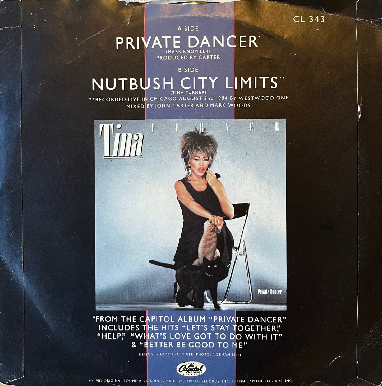 Private Dancer - Tina Turner (Used 7")