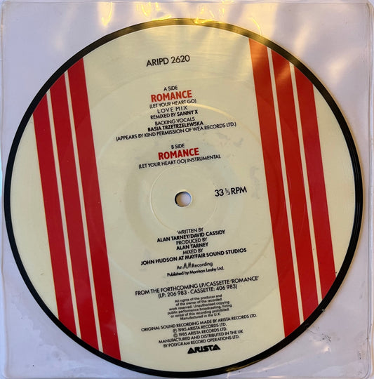 Romance (Let Your Heart Go) (Love Mix) - David Cassidy (Used 7")