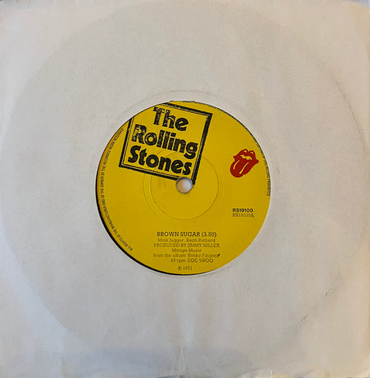 Brown Sugar - The Rolling Stones (Used 7")