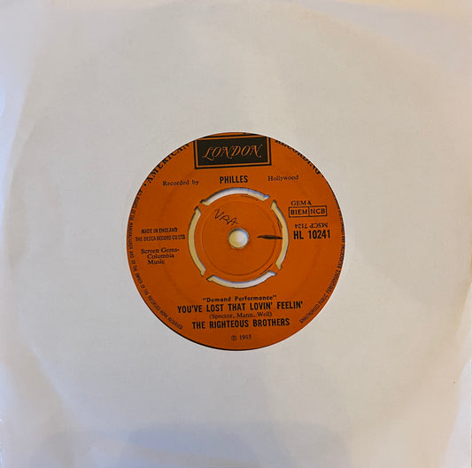 You've Lost That Lovin' Feelin' / Unchained Melody - The Righteous Brothers (Used 7")