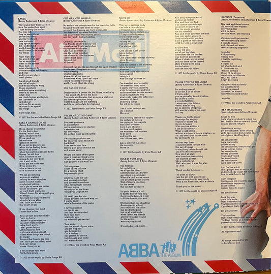 THE ALBUM - ABBA LP (Used)