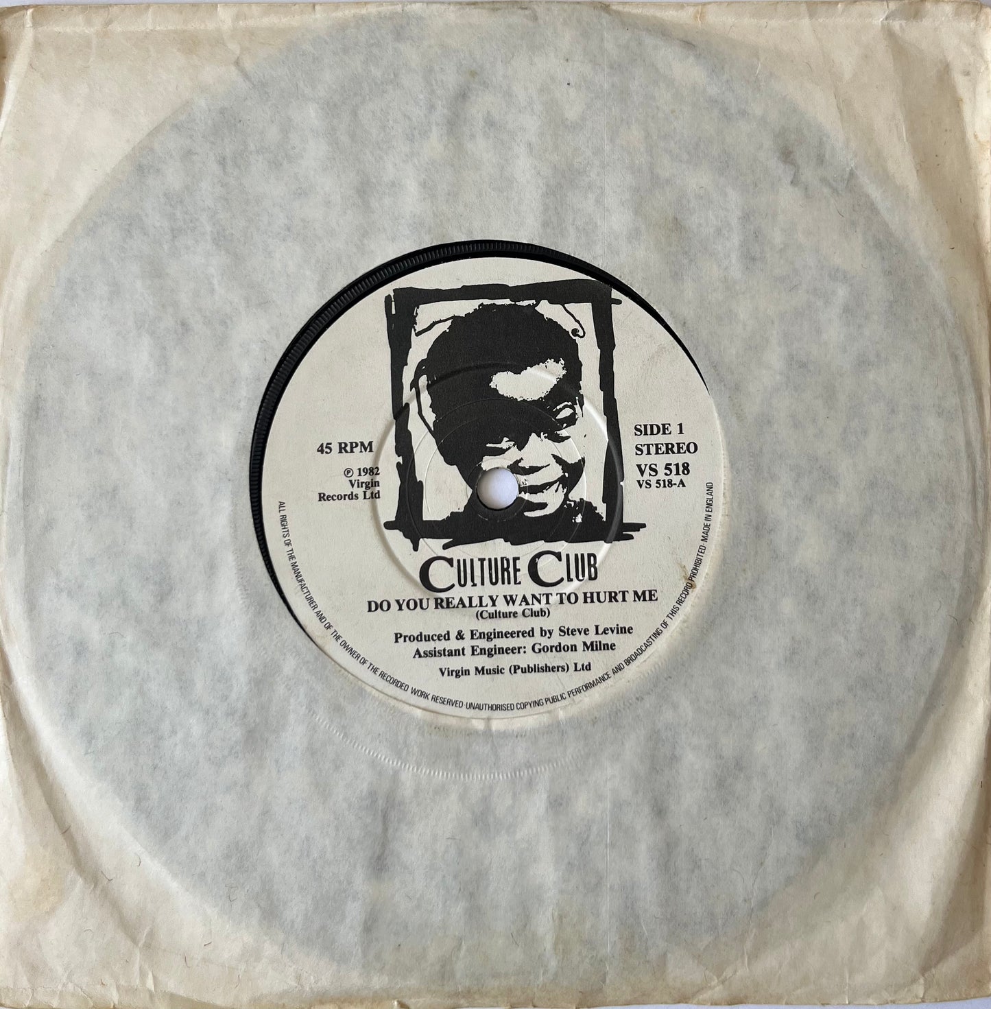 Do You Really Want To Hurt Me -Culture Club (Used 7")