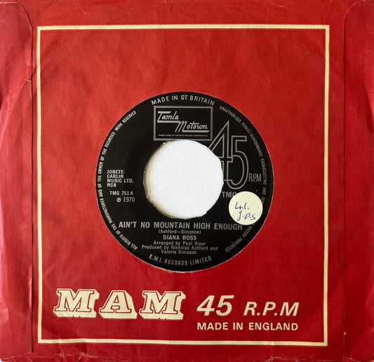 Ain't No Mountain High Enough - Diana Ross (Used 7")