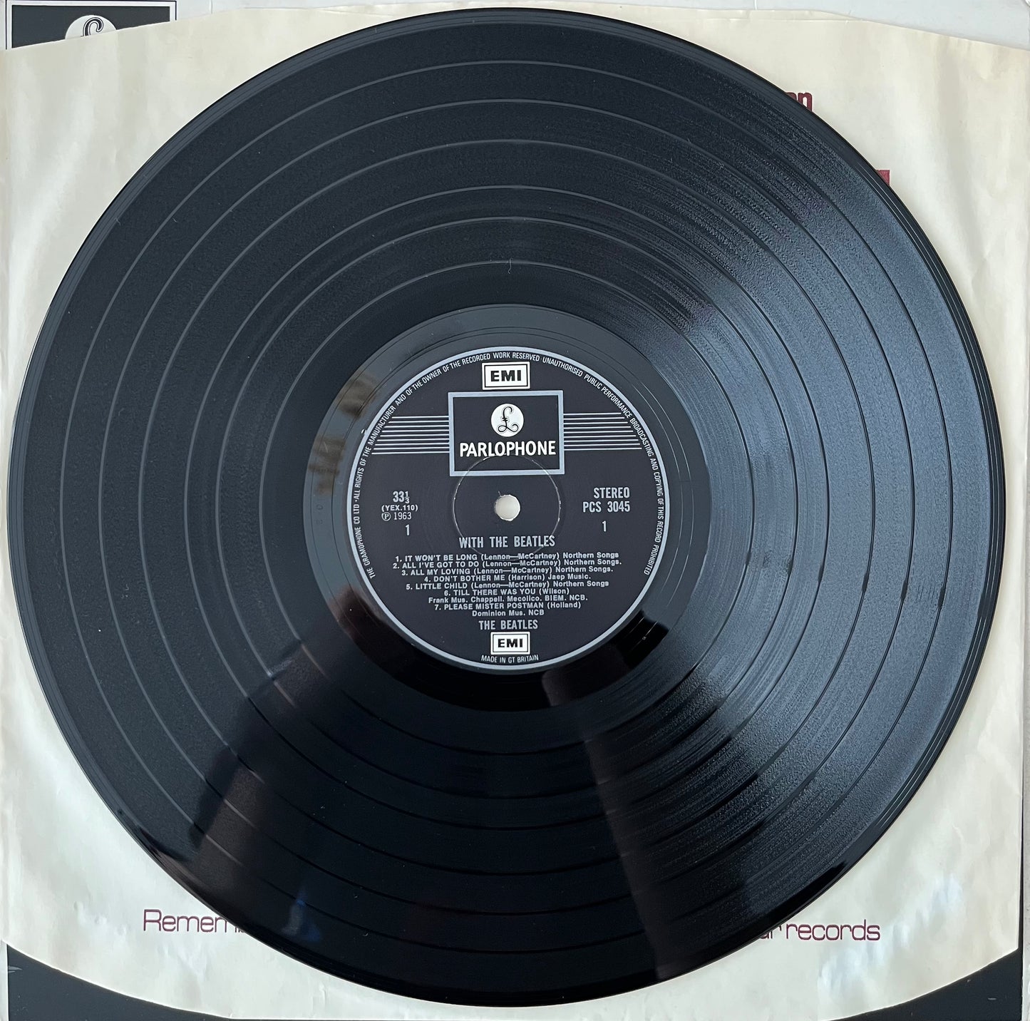 With The Beatles - The Beatles LP (Used)